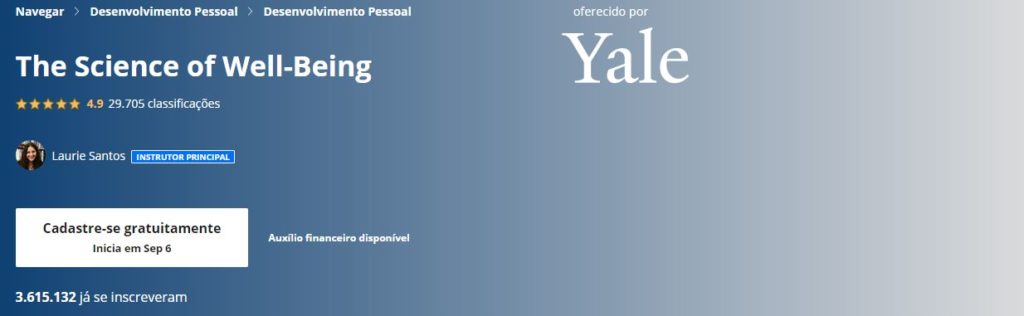 The Science of well being Yale Coursera